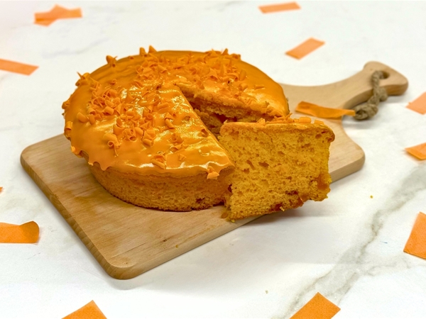 Oranje voetbalcake